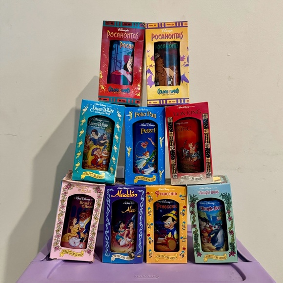 Set of 9 vintage Burger King Disney cups - Picture 1 of 5